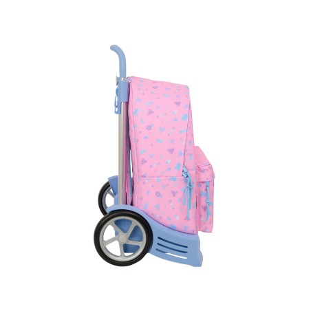 Mochila 774 safta con carro evolution stitch bright 420x330x150 mm