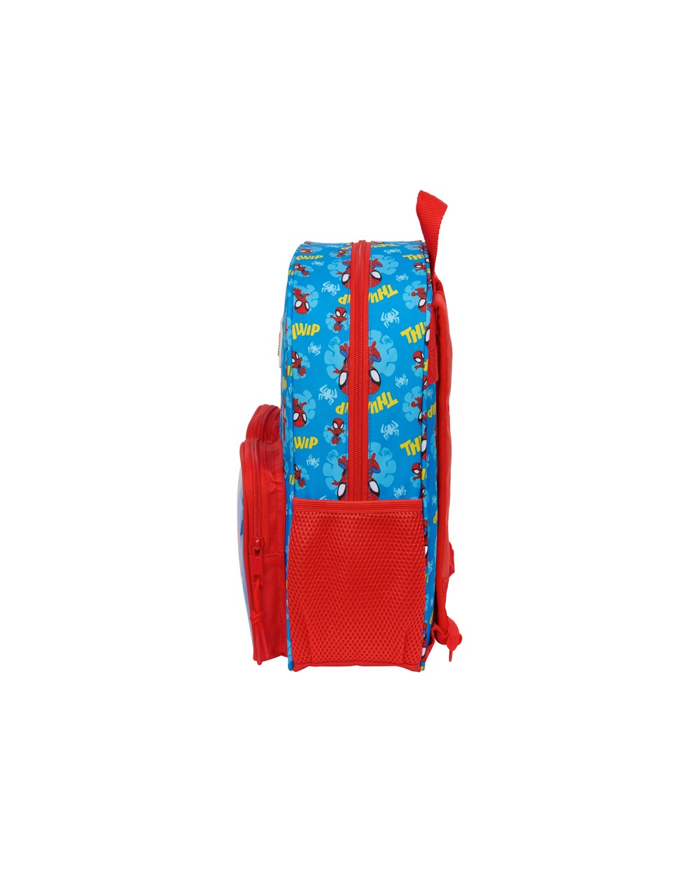 Mochila safta infantil con bolsillos adaptable a carro spidey 340x260x110 mm