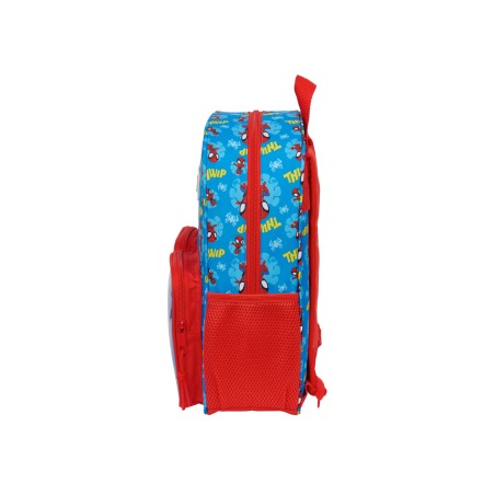 Mochila safta infantil con bolsillos adaptable a carro spidey 340x260x110 mm