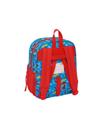 Mochila safta guarderia bolsillos adaptable a carro spidey 270x220x100 mm