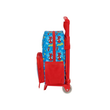 Mochila 232 safta bolsillos frontales carro 805 spidey 270x220x100 mm