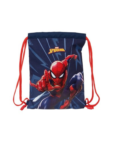 Saco plano safta junior spiderman 340x260x10 mm