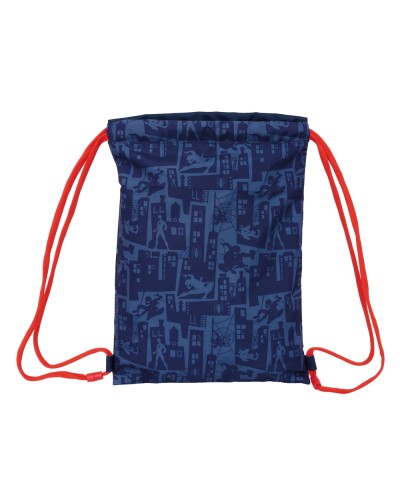 Saco plano safta junior spiderman 340x260x10 mm