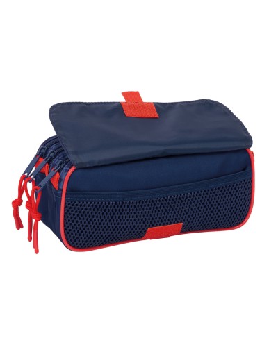 Bolso escolar portatodo safta triple big spiderman 100x215x80 mm