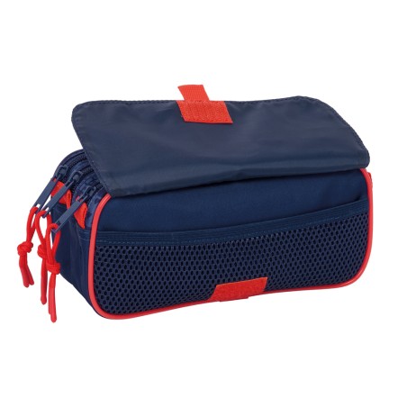 Bolso escolar portatodo safta triple big spiderman 100x215x80 mm