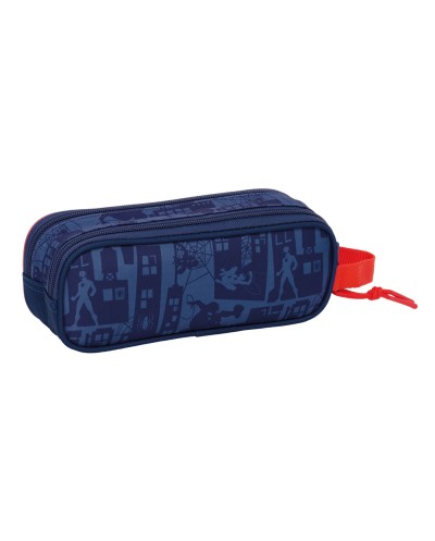 Bolso escolar portatodo safta doble spiderman 80x210x60 mm