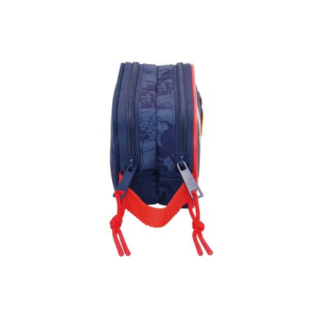 Bolso escolar portatodo safta doble spiderman 80x210x60 mm