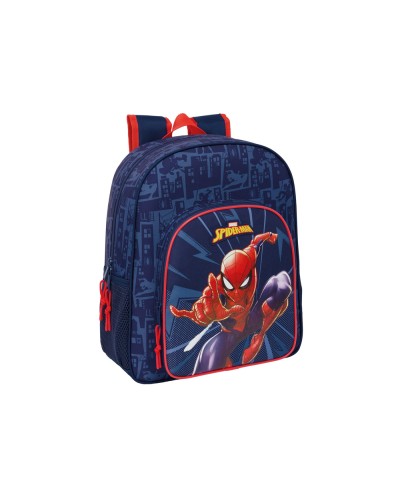 Mochila 524 safta con carro 705 spiderman 330x270x100 mm