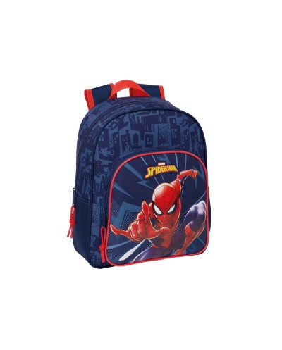 Mochila safta junior adaptable a carro spiderman 380x320x120 mm