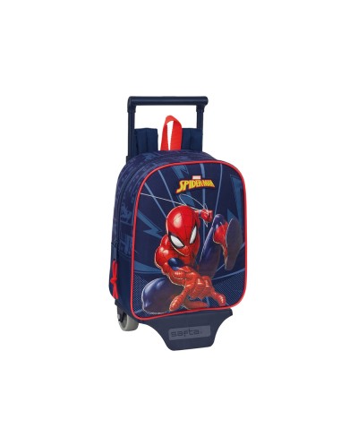 Mochila 232 safta con carro 805 spiderman 270x220x100 mm