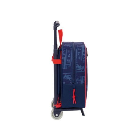 Mochila 232 safta con carro 805 spiderman 270x220x100 mm