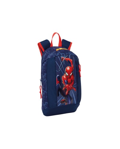 Mochila safta mini con cremallera vertical spiderman 390x220x100 mm