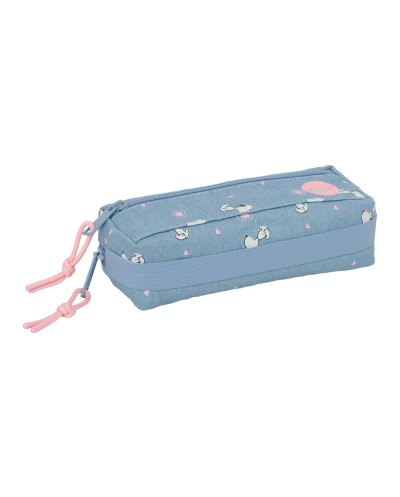 Bolso escolar portatodo safta triple pequeno con goma elastica snoopy 85x220x60 mm