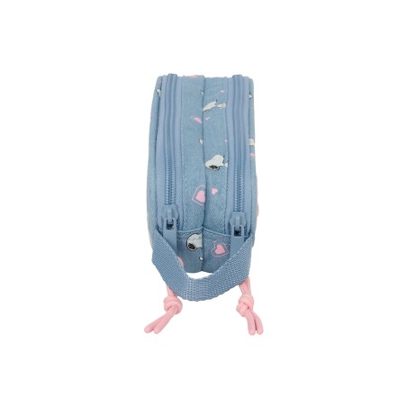 Bolso escolar portatodo safta doble snoopy 80x210x60 mm