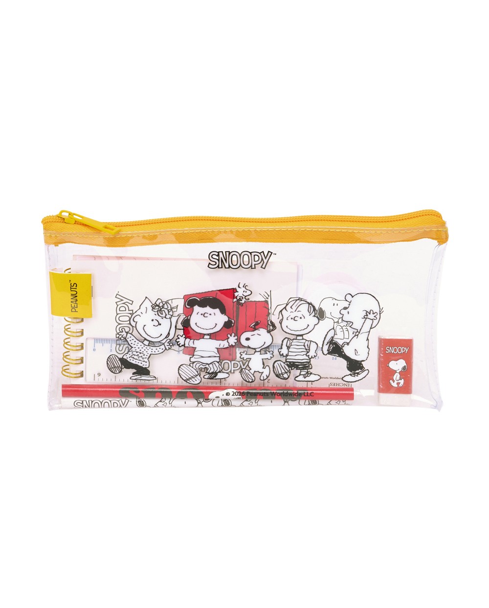 Bolso escolar portatodo safta actividades snoopy 105x225x10 mm