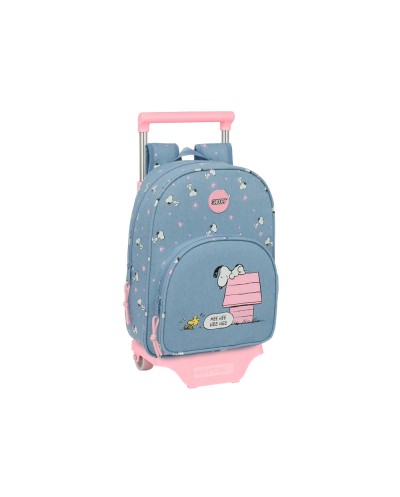 Mochila safta infantil adaptable a carro snoopy 340x260x110 mm