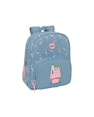 Mochila 185 safta con carro 705 snoopy 340x260x110 mm
