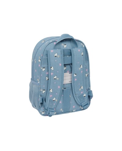 Mochila safta junior adaptable a carro snoopy 380x320x120 mm