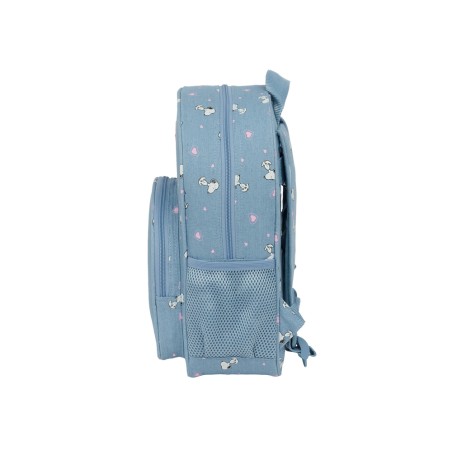 Mochila safta junior adaptable a carro snoopy 380x320x120 mm