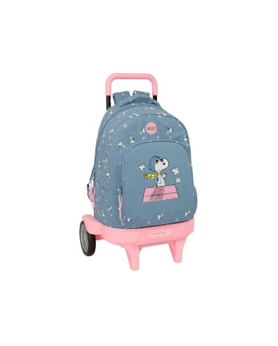 Mochila safta grande con ruedas compact evolution extraible snoopy 450x330x220 mm