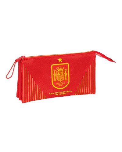 Bolso escolar portatodo safta triple seleccion espanola 120x220x30 mm