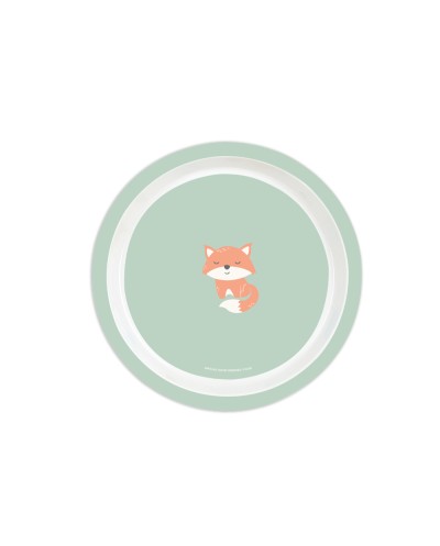 Set de platos cubiertos y vaso safta preescolar 260x260x90 mm