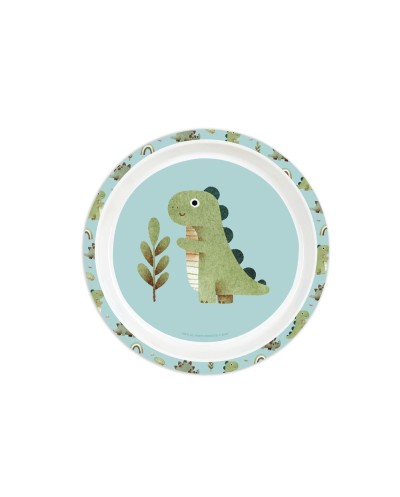 Set de platos cubiertos y vaso safta preescolar 260x260x90 mm