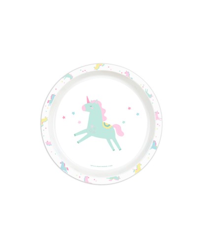 Set de platos cubiertos y vaso safta preescolar 260x260x90 mm