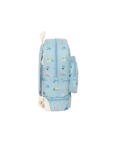 Mochila safta infantil con asas preescolar 280x220x80 mm