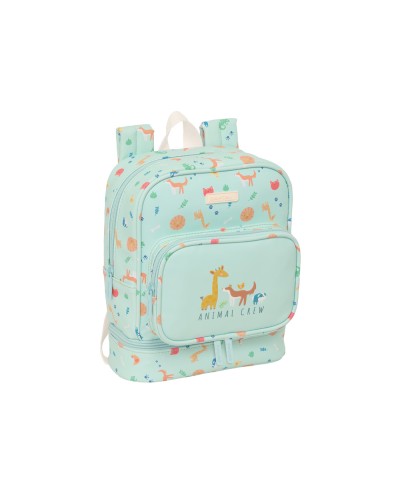 Mochila safta infantil con asas preescolar 280x220x80 mm