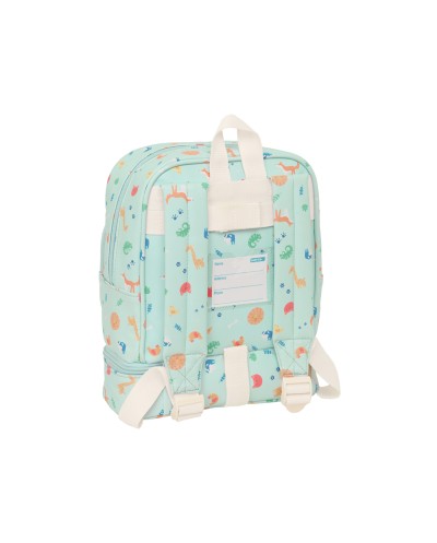 Mochila safta infantil con asas preescolar 280x220x80 mm