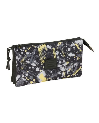 Bolso escolar portatodo safta triple graffiti 120x220x30 mm