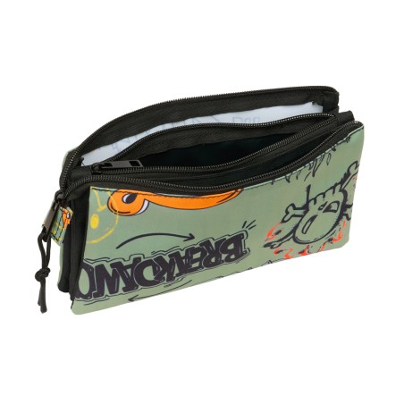 Bolso escolar portatodo safta triple graffiti 120x220x30 mm