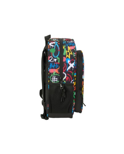 Mochila safta junior adaptable a carro graffiti 380x320x120 mm