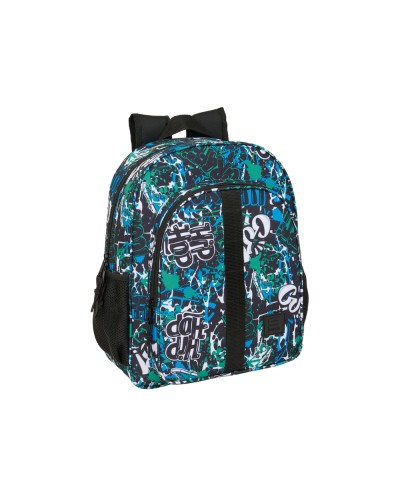 Mochila safta junior adaptable a carro graffiti 380x320x120 mm