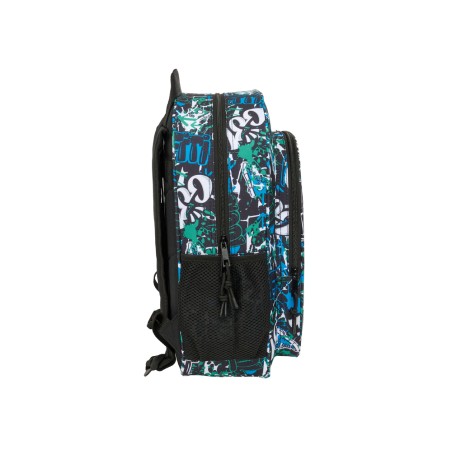 Mochila safta junior adaptable a carro graffiti 380x320x120 mm