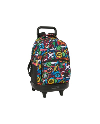 Mochila safta grande con ruedas compact extraible graffiti 450x330x220 mm