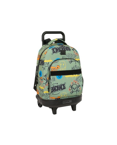 Mochila safta grande con ruedas compact extraible graffiti 450x330x220 mm