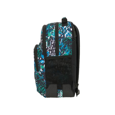 Mochila safta doble con cantoneras adaptable a carro graffiti 420x320x150 mm