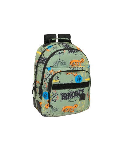 Mochila safta doble con cantoneras adaptable a carro graffiti 420x320x150 mm