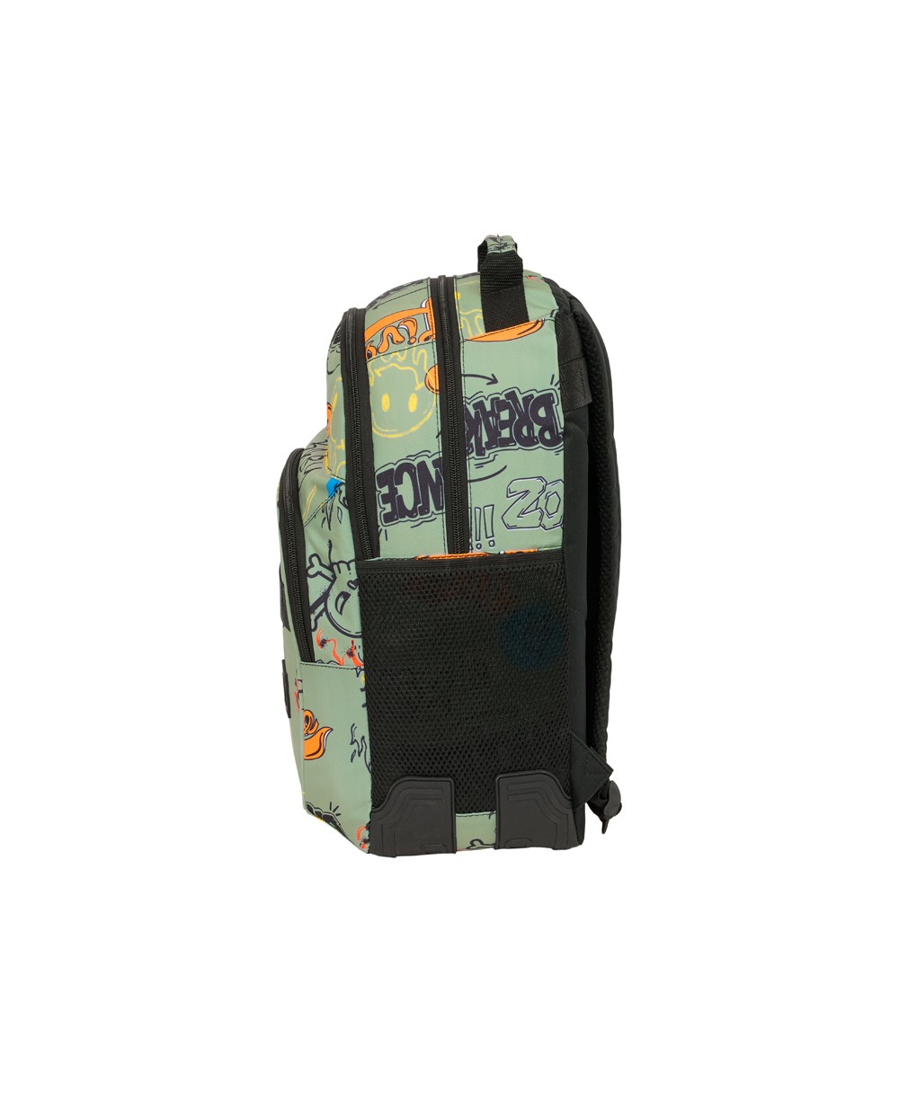Mochila safta doble con cantoneras adaptable a carro graffiti 420x320x150 mm
