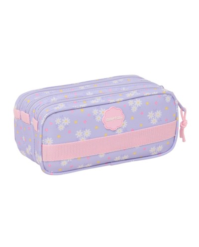 Bolso escolar portatodo safta triple big bouquet 100x215x80 mm