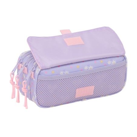 Bolso escolar portatodo safta triple big bouquet 100x215x80 mm