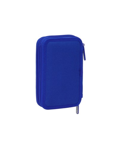 Plumier escolar safta doble cremallera pequeno 29 piezas real madrid 3 equipacion 25 26 195x125x40 mm