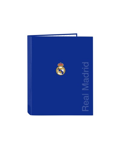 Carpeta carton folio 4 anillas mixtas safta real madrid 3 equipacion 25 26
