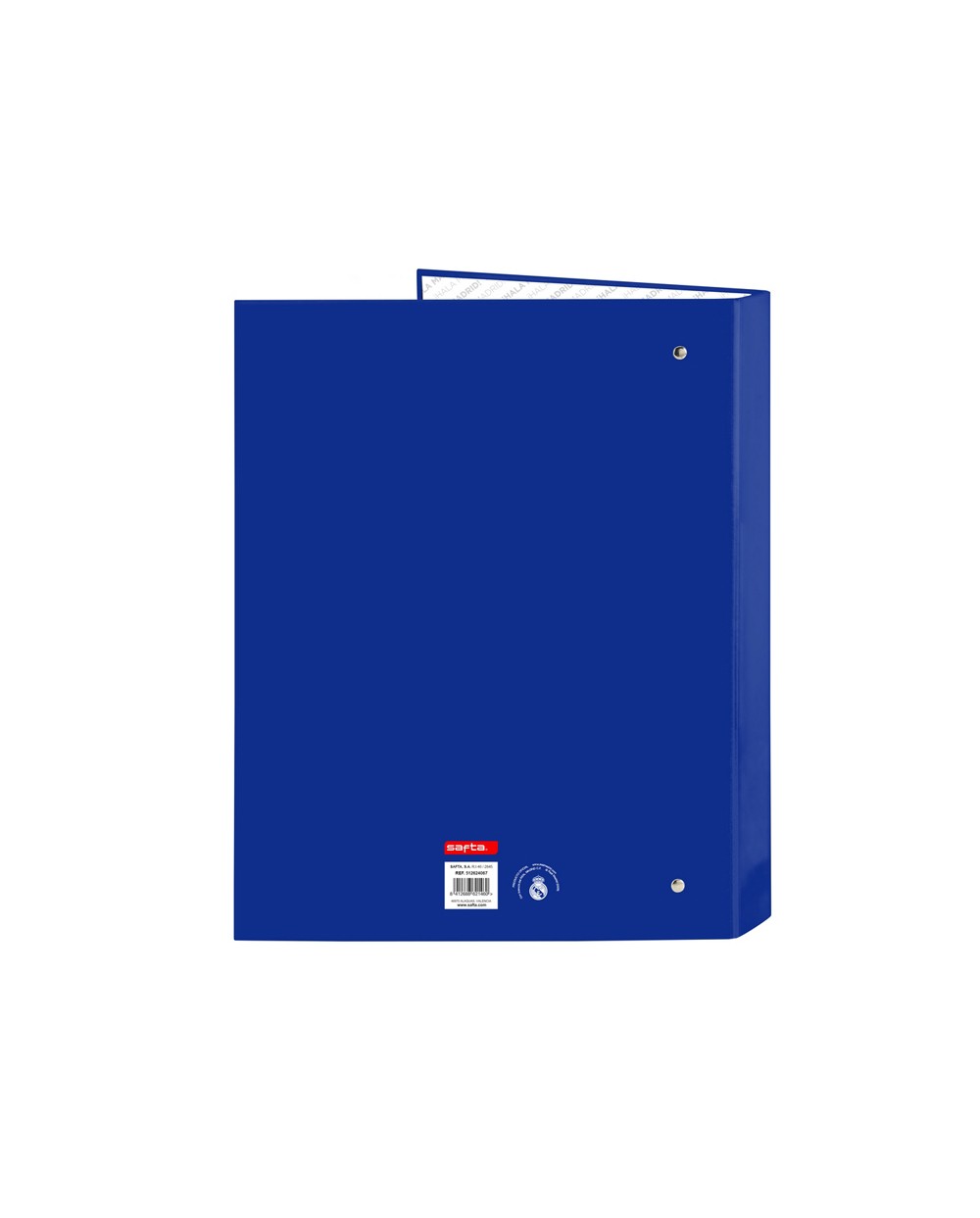 Carpeta carton folio 4 anillas mixtas safta real madrid 3 equipacion 25 26