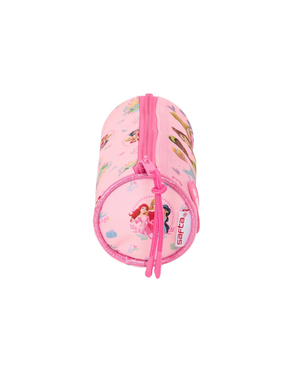 Bolso escolar portatodo safta redondo princesas disney 70x200x70 mm