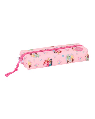 Bolso escolar portatodo safta rectangular con goma elastica princesas disney 40x220x70 mm