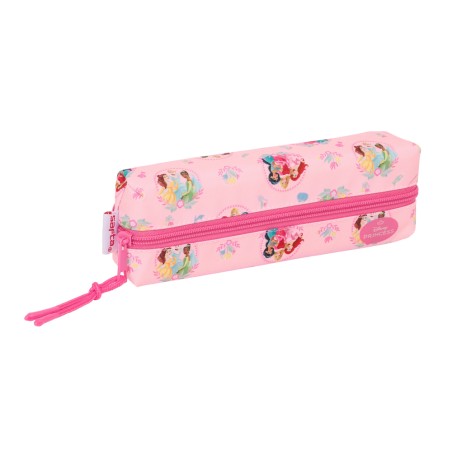 Bolso escolar portatodo safta rectangular con goma elastica princesas disney 40x220x70 mm