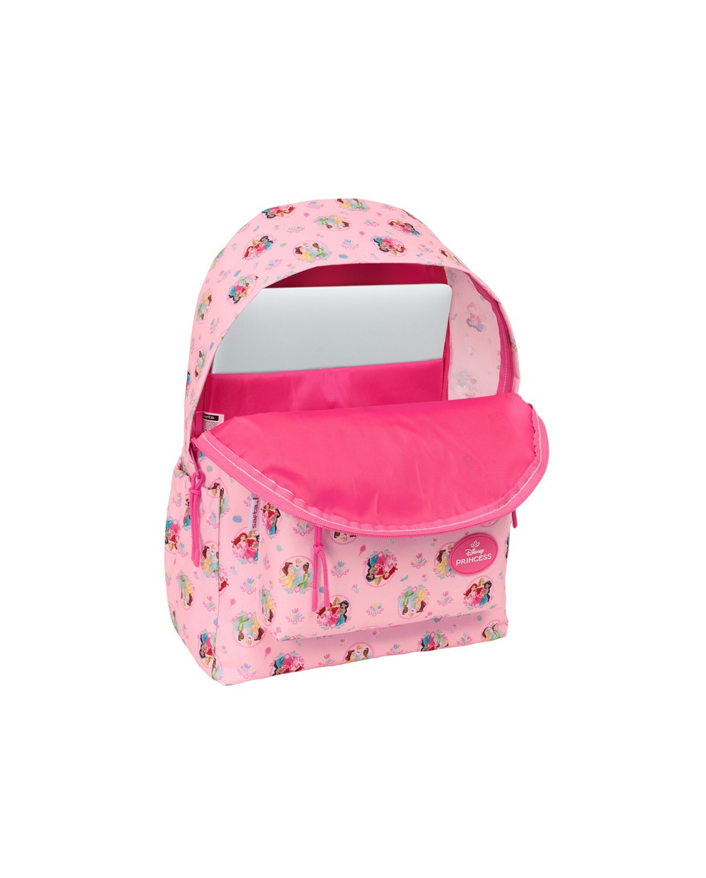 Mochila safta infantil con bolsillos adaptable a carro princesas disney 340x260x110 mm